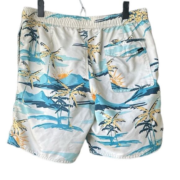 O’Neill Men’s Board Shorts Cabana Volley Palm Tree Size L - Picture 2 of 6